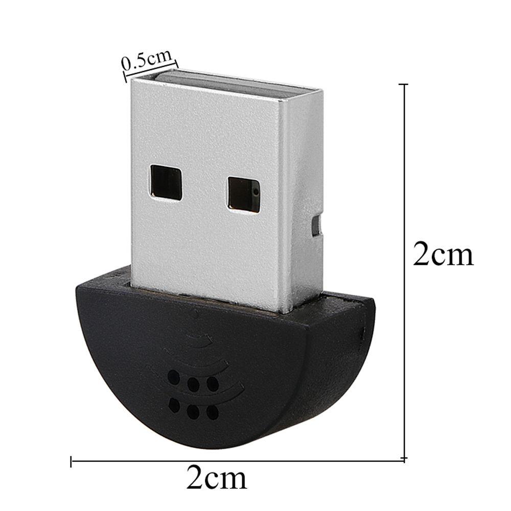 MIC Audio Adapter Voice Recognition Mini USB 2.0 Mic Voice Tube Microphone Computer Microphones