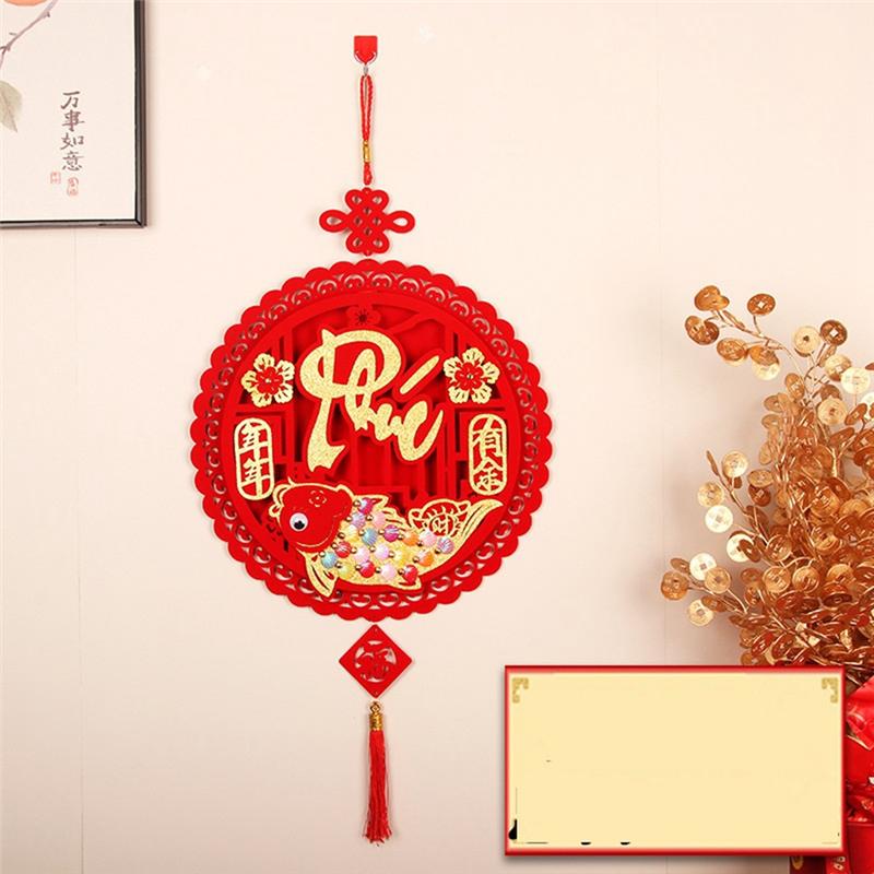 Practical-Lunar New Year Decorations Vietnamese Traditional Ornaments Wedding Supplies Holiday Wall Decorations Wedding Pendants