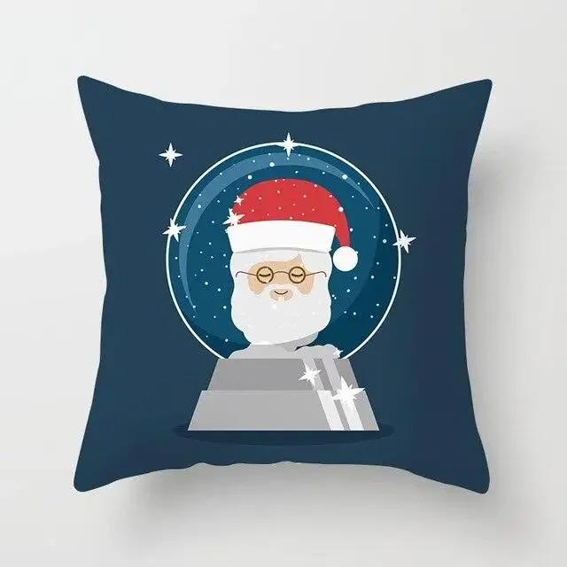 Christmas Themed Pillowcases Car Accessories Office Santa Claus Guest Sofa Home Pillowcases