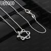 925 Sterling Silver Niche Wrapped Star Pendant Necklace - Beautiful Wedding Jewelry