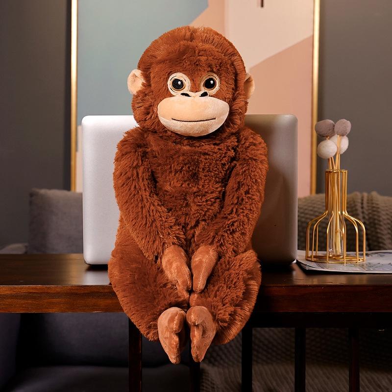 Large Plush Gorilla Toy With Long Arms Realistic Monkey Stuffed Animal 66cm Tall