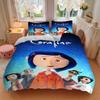 Coraline'S Magical Adventure Print 3Pcs Bedding Setduvet Cover With 2 Bedropillowcase Home Birthday Gift
