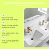 JUE FISH Bathroom Cleaner for Glass, Tiles, Bathtub, and Shower Fixtures.