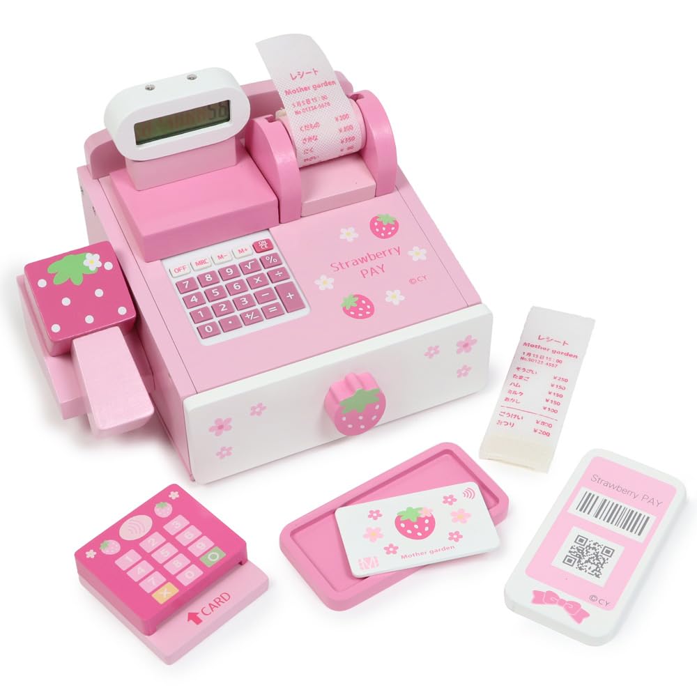 

Игровой домик Mother Garden, деревянный, клубничный, регистр 441-21231