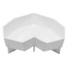 Diamond Heart Shape Silicone Fondant Cake Chocolate Mould for Baking Dessert Home WhiteWhite