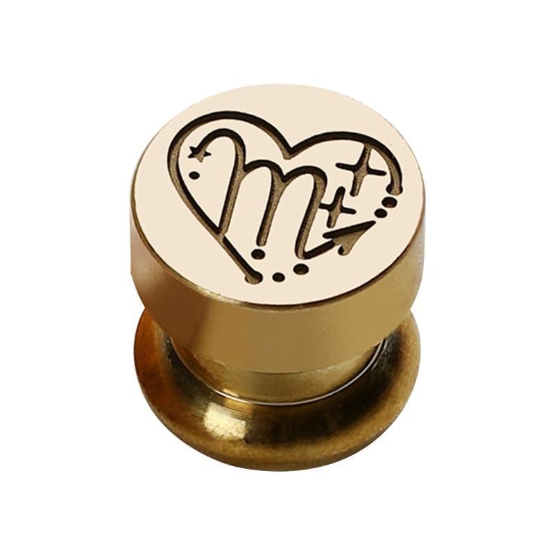 652F Astrology Series Seal Lacquer Seal Wax Stamp for Artistic Creations