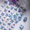 5D Embossed Halloween Pumpkin & Ghost Nail Art Stickers