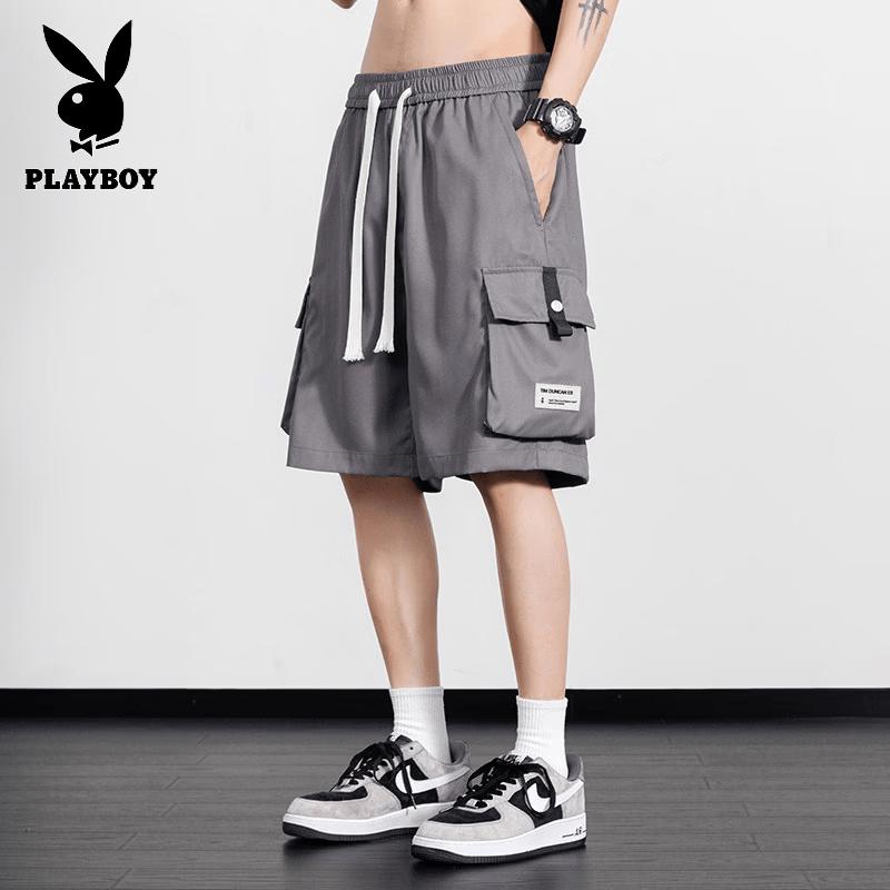 PLAYBOY Men s Loose Fit Cargo Shorts 2XL
