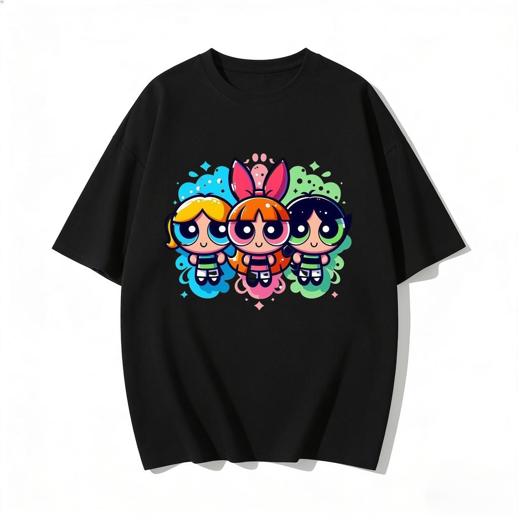 2026 Girls Super Powerful Blouse Training Streetwear Tshirts Womens Tee Classic Gym Fitness Family Matching Outfits Summer Tops