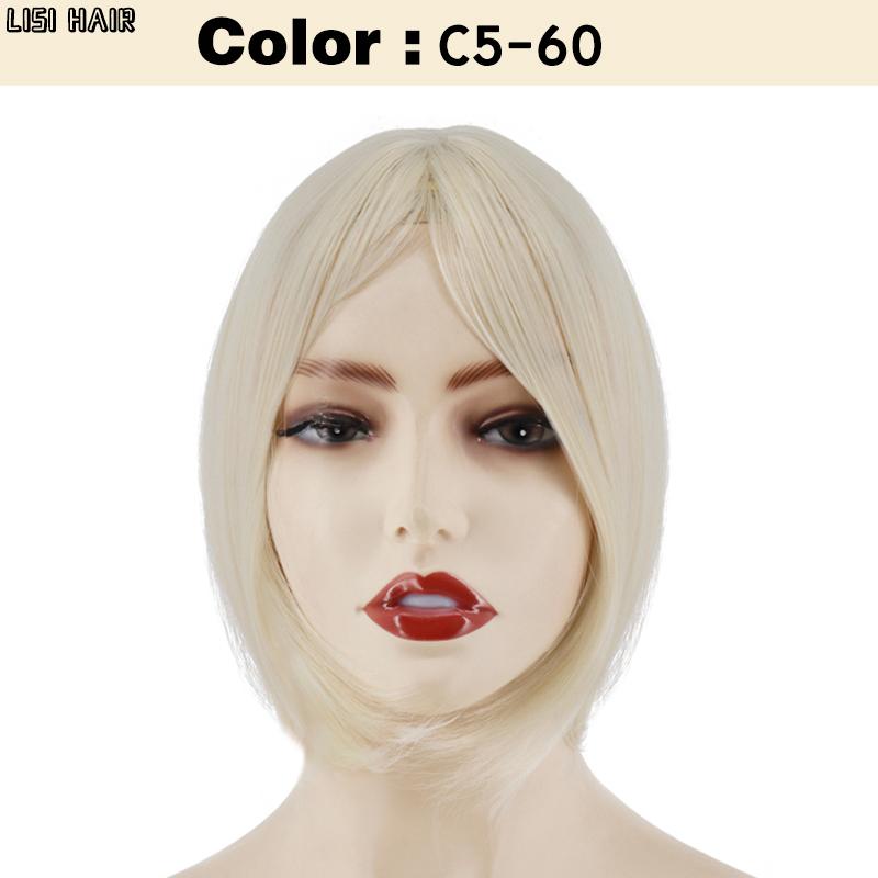 

XINRAN Синтетический парик Короткие средние прямые волнистые черные парики для женщин Женский повседневный парик для вечеринок 25cm