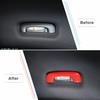 2PCS Red Roof Grab Bar Handle Decor Cover Trim for Jeep Grand Cherokee 2011-