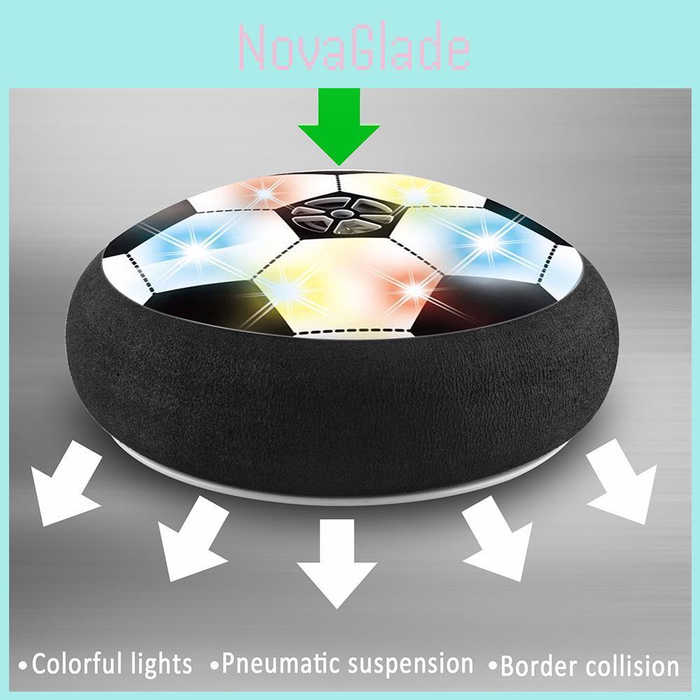 Vibrant Led Light Air Power Soccer Disk For Indoor Fun Hover Football Toys For Baby