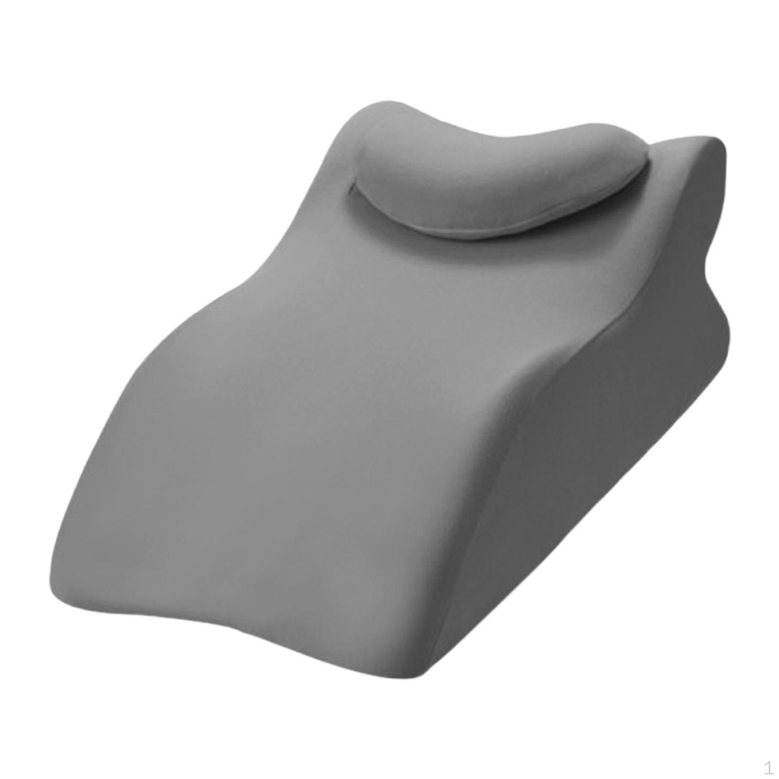 

Bed Wedge Cushion with Small Support for Reading And Lounging Deep Gray