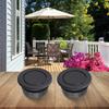 12 Piece Umbrella Hole Cover Set for Patio Use Fits 1 65 Inch Umbrella Poles Suitable for All For Outdoor Tables