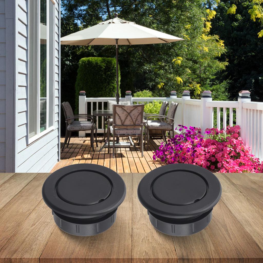 12 Piece Umbrella Hole Cover Set for Patio Use Fits 1 65 Inch Umbrella Poles Suitable for All For Outdoor Tables