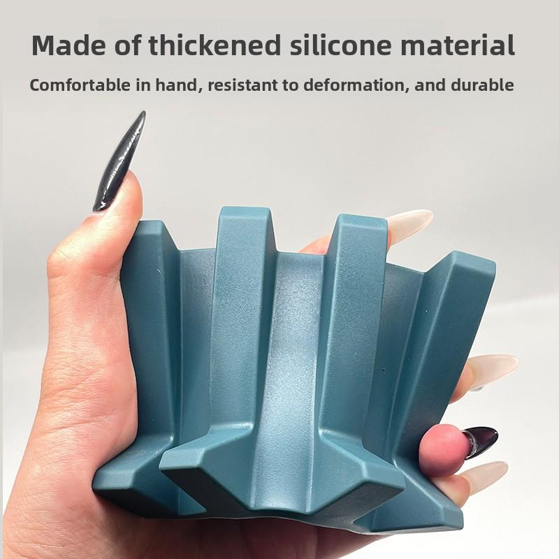 Silicone Soap Box Soap Rack Creative Soap Pad Drain Pad Washable Non-slip Household