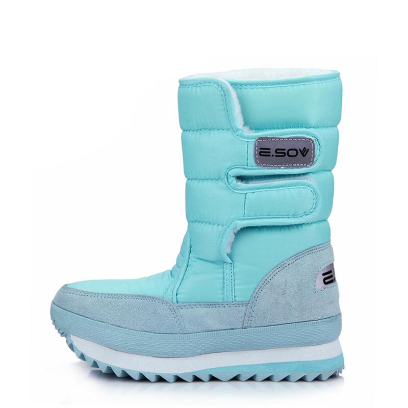 Winter Non-slip, Waterproof and Warm, Thickened Snow Cotton Boots, Snow Boots, Fluffy Shoes, Medium Boots, Short Boots, the Same for Men and Women
