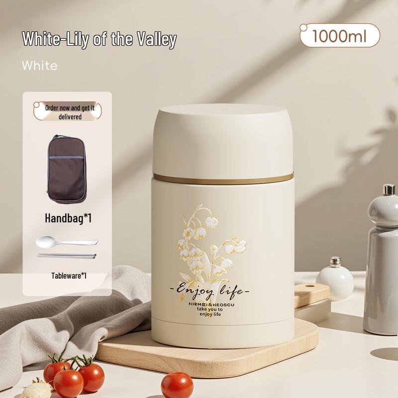 Hanyou 316 Stainless Steel 1000ML Thermal Food Jar