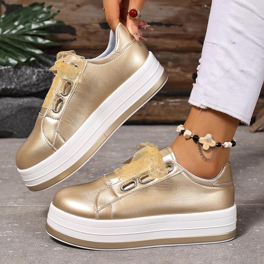 Mode 2025 Neue Damen Lässige Bequeme Sneaker Hohe Qualität Damenmode Frühling Modeschuhe Weibliche Plateau Vulkanisierte Sneaker