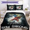 Wrestler Customize Your Name Bedding Set Breathable Duvet Cover With Pillowcases Decorative Bed Linen For Bedroom Home Decoration Birthday Gift
