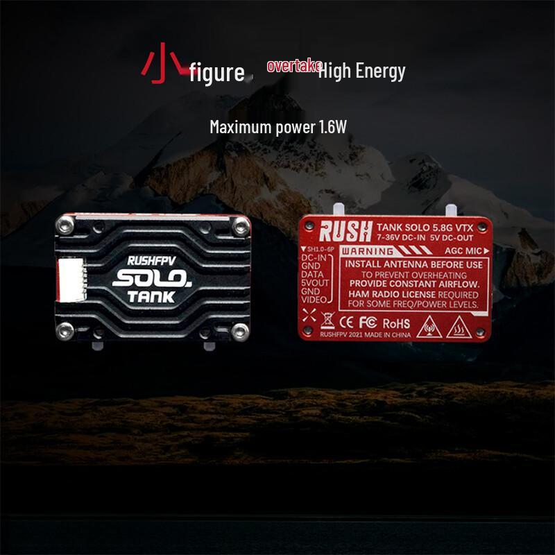 RUSHFPV TANKII SOLO 1.6W Analog Video Transmitter