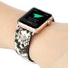 Leather Watch Strap for Apple Watch Ultra 3 2 1 49mm/Series 11 10 46mm/9 8 7 45mm/SE3 SE2 SE 6 5 4 44mm/3 2 1 42mm Snakeskin Print Wrist Band