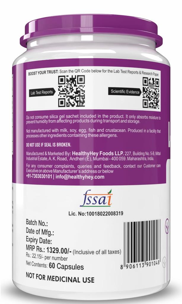 HealthyHey Nutrition L-Histidin 60 Kapseln