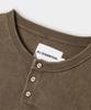 Dimiteulibeullaeg Daily Washable Pigment Henley Neck Round Knit_Brown