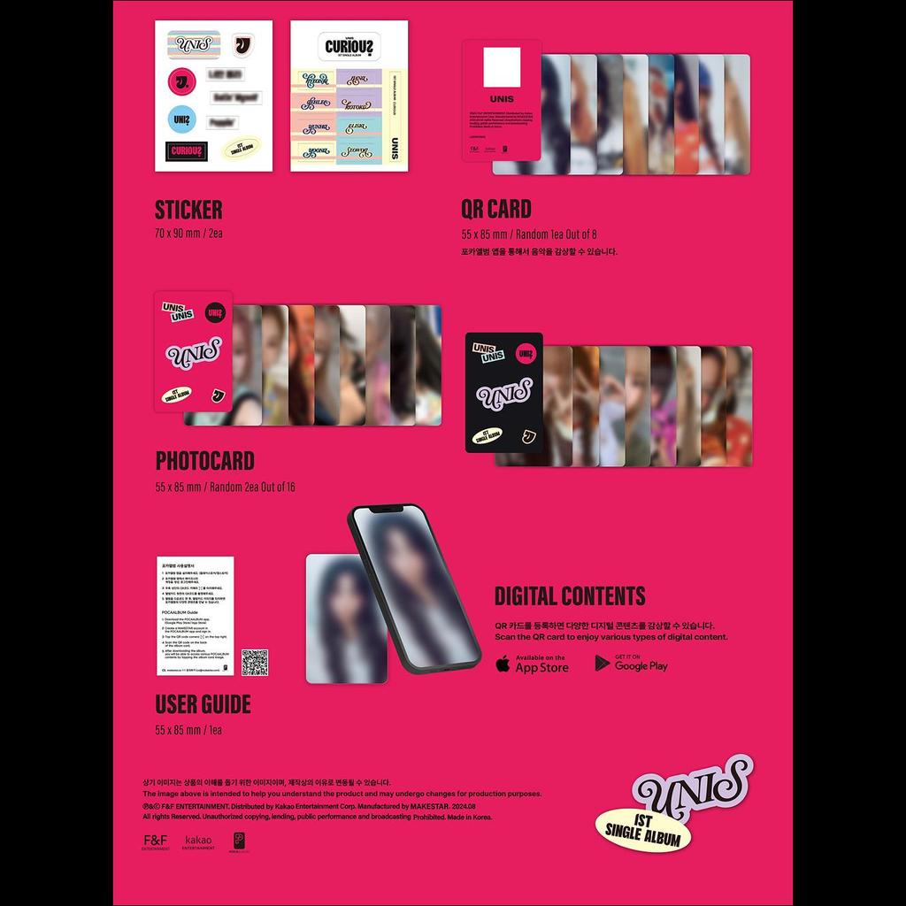 UNIS CURIOUS POCAALBUM Ver. Album