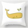 Yellow Cushion Pillowcase 40X40, 45X45, 50X50, 60X60. Square Pillowcase, Sofa Cover. Home Decor Pillowcase.