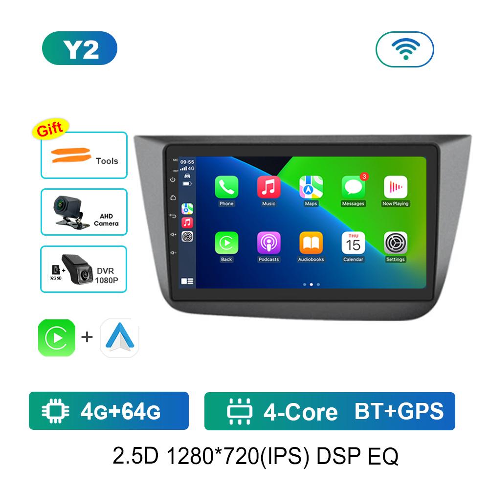 Android Intelligent System Navigation GPS for Seat Altea 2004 - 2015 Car Radio Multimedia Player 4G Head Unit WiFi IPS Screen