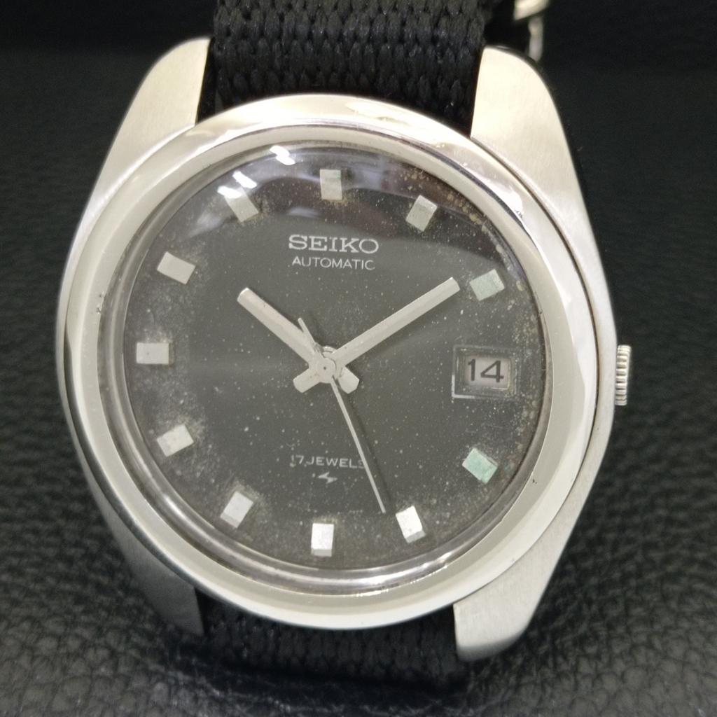 VINTAGE SEIKO AUTOMATIC 7005A JAPAN MENS ORIGINAL DIAL WATCH a702307-5 R124-a702307