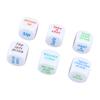6PCS Large Drinking Dice Set Drinking Game Dice Bar Turnt Drunk Frenzy Party Rolling Decider White