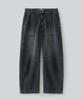 FABREGAT Fatigue Curved Denim Pants (Washed Black)