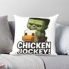 Chicken Jockey Baby Zombie Square Pillowcase Polyester Linen Velvet Printed Zip Decorative Home Cushion Cover