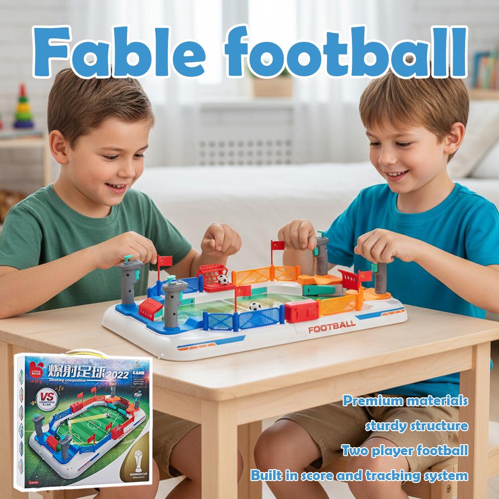 Fotballbord Mini Bordplater Interaktivt Spill, Fotball Bordplater Konkurranse Sportsspill Desktop Catapult Leker for familiespill