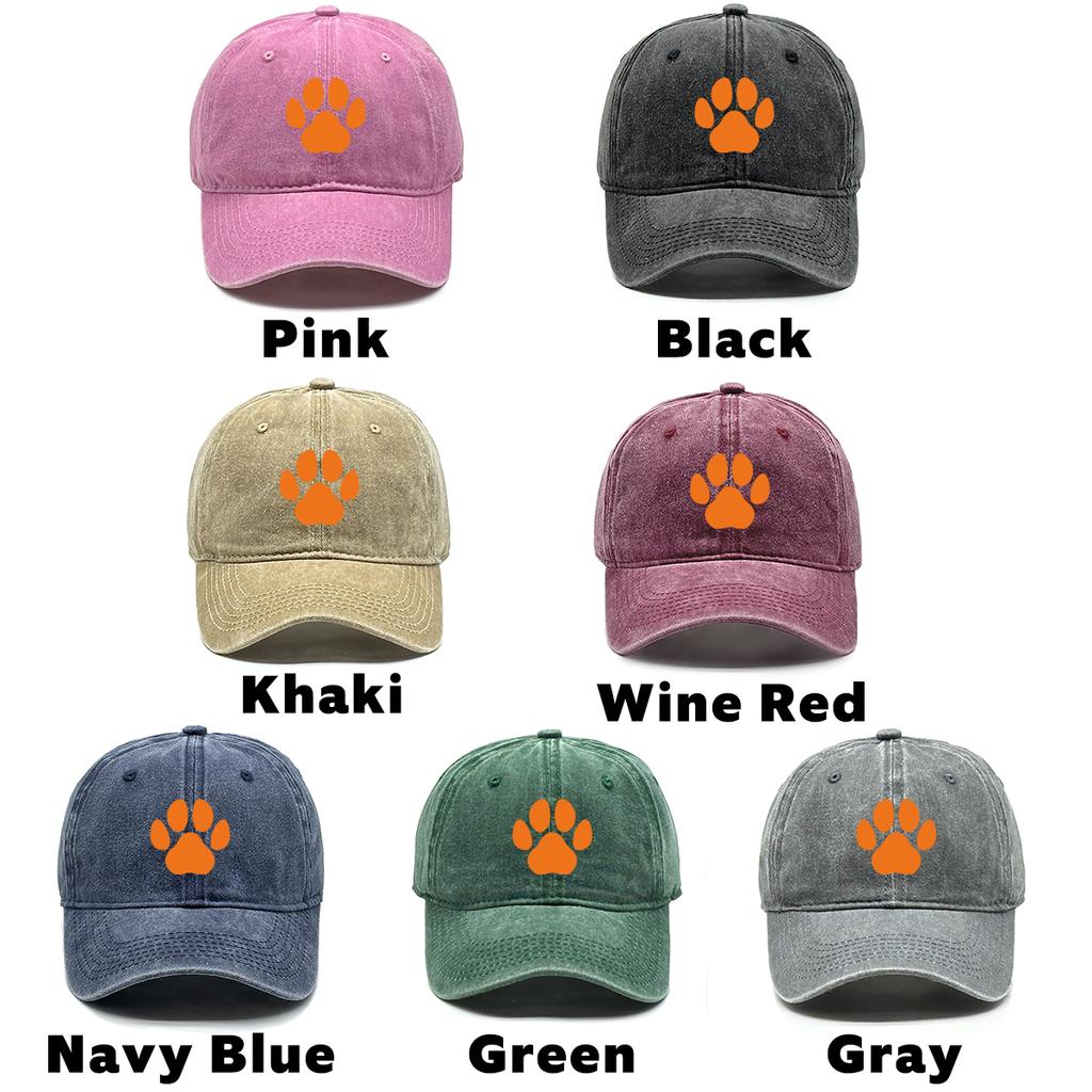 Multiple Colors Dog Claws Print Unisex Sun Hat Gorra Hombre Vintage-Inspired Stylish Adjustable Caps Perfect For Street Style
