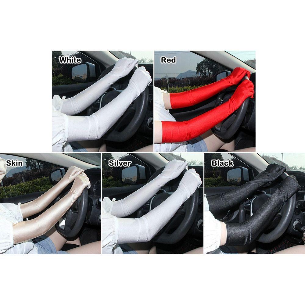 Elasticity Long Anti-UV Gloves Dust-proof Sun Protection Gloves Fashion Driving Gloves  Opera Party