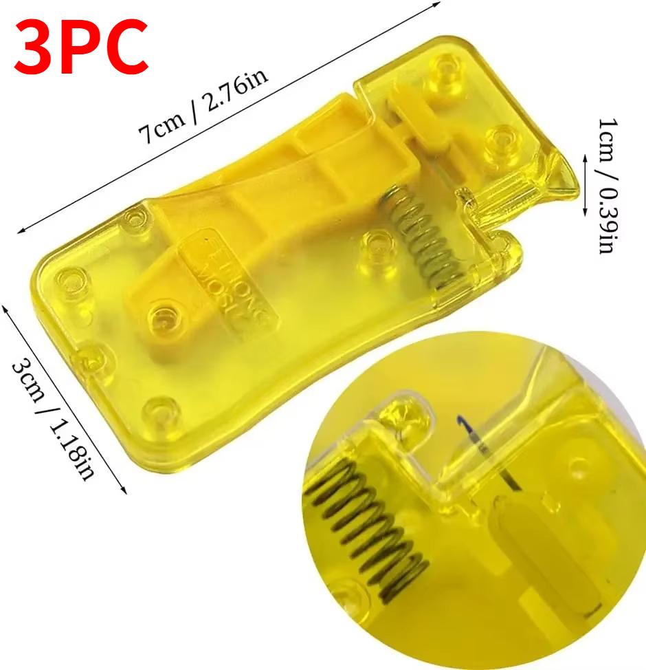 3/1Pcs Automatic Easy Needle Threader Tool Self-Thread Guide Plastic Sewing Accessories Hand Stitching Quick Needle Threading