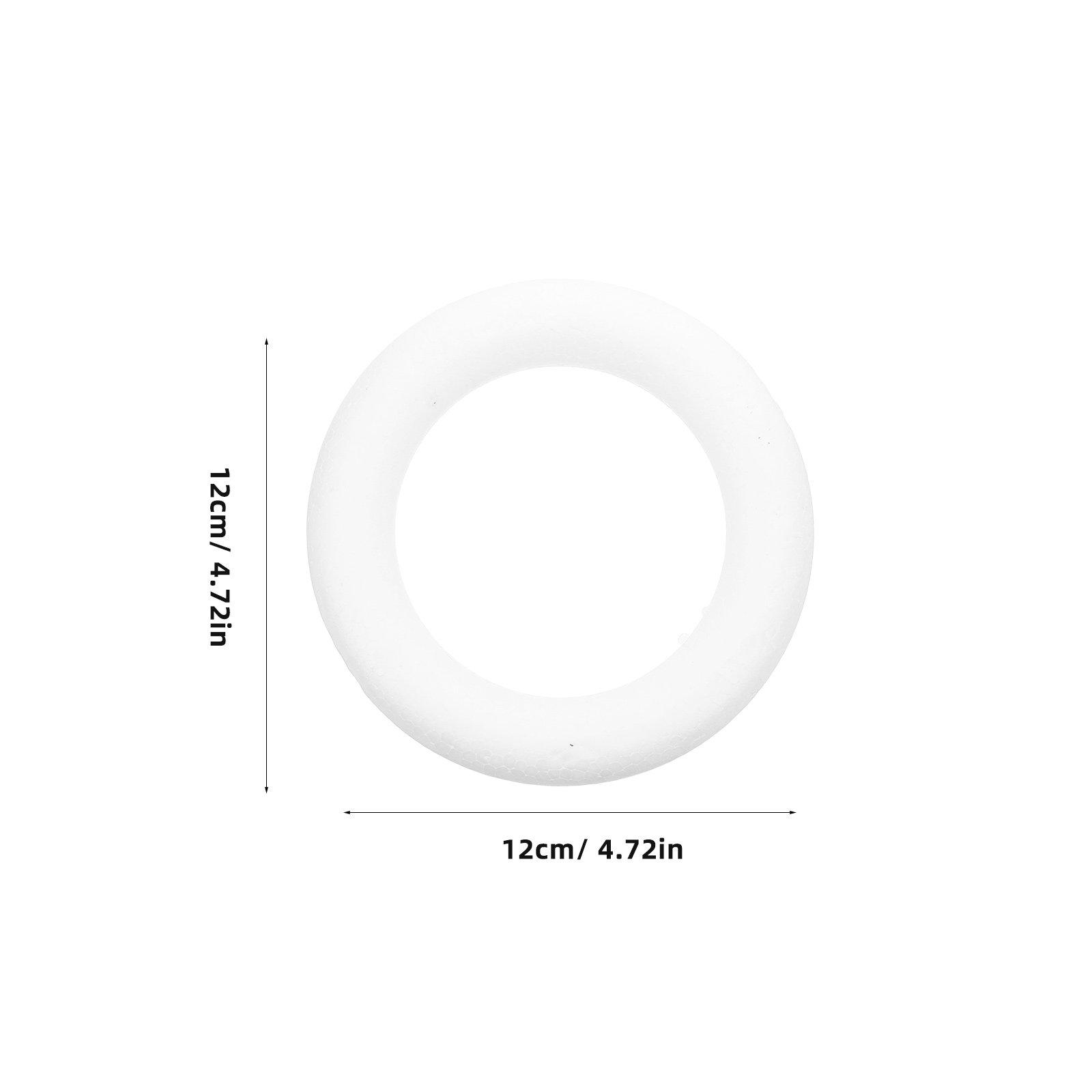 

10Pcs Foam Circles Blank DIY Craft Supplies Kids Painting Foam Decoration for Party Xmas Tree Festival Model