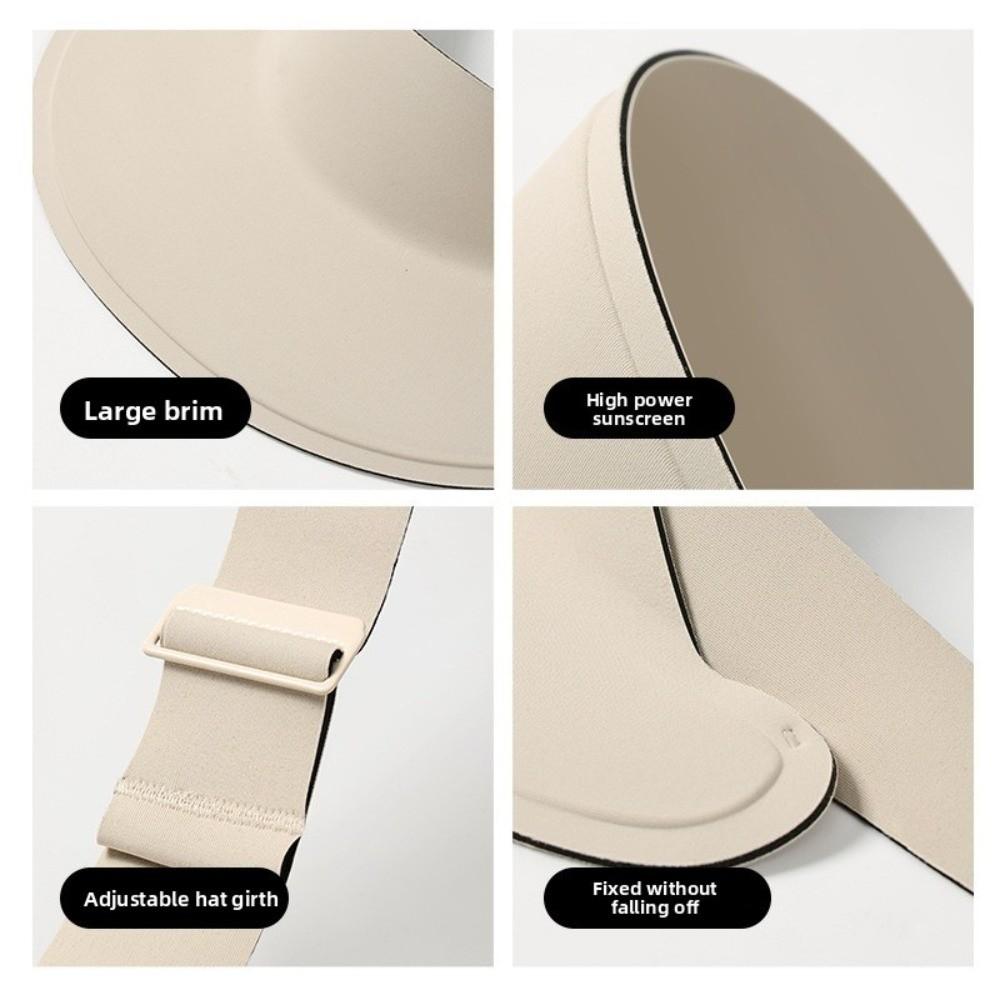 Quick-dry Kids Sunshade Hat Breathable Foldable Empty Top Cap Fashion Summer Kid Sunhat  Outdoor