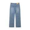 Womens High-Waisted Wide-Leg Denim Pants Relaxed Fit Straight Cut Washed Vintage Style 2026