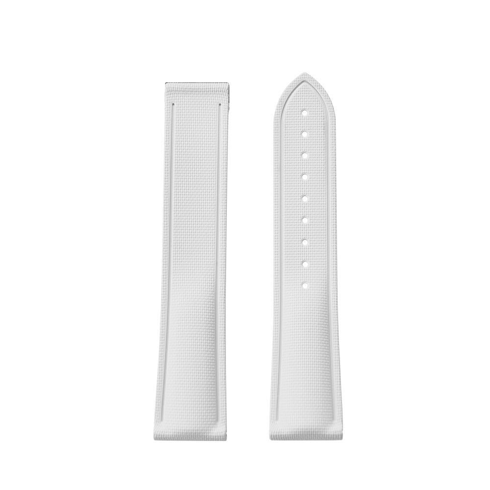 Premium Grade Soft FKM Rubber Watch Strap 20mm 21mm 22mm Perfect Fit Flat End Universal Quick Release Watch Strap
