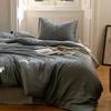 4 Piece Bedding Set Summer Cool Silk Sheet Duvet Cover Mattress Protector Includes Two Pillowcases Soft Lightweight Breathable Universal All Seasons