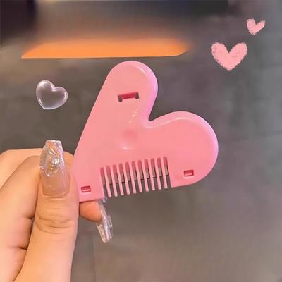 Love Hair Cutting and Trimming Comb Home Hair Thinning Tool Children's Bangs Self-cutting Tool Knife