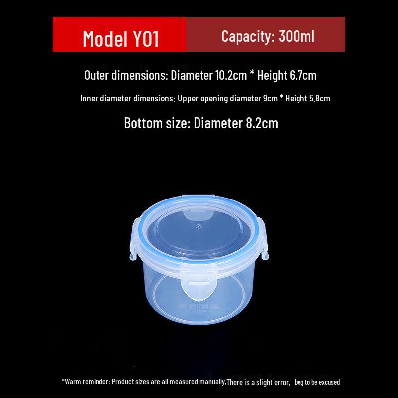 ChefEight Round Plastic Food Storage Container