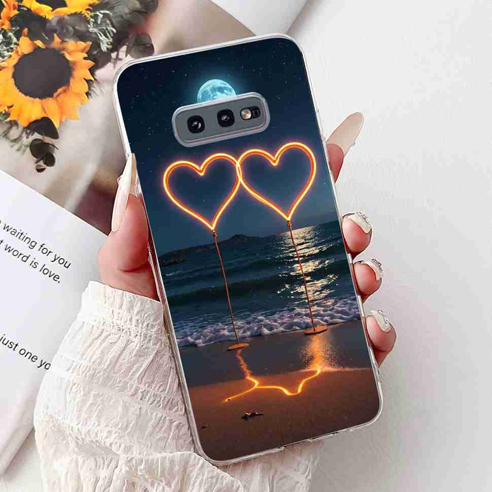 For Samsung Galaxy S10e Case SM-G970 Fashion Bow Flower Soft Silicone TPU Cover For Samsung S10e S10E SM-G970F 5.8" Phone Casing