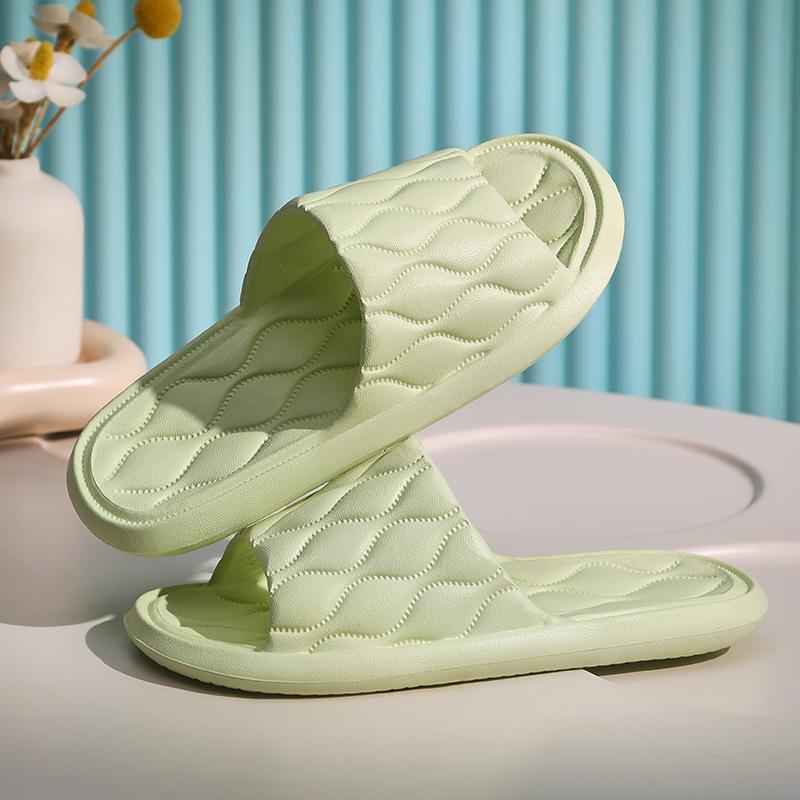Non-Slip Thick Sole Summer Slippers for Men and Women - Indoor Home Bathroom Shower Footwear