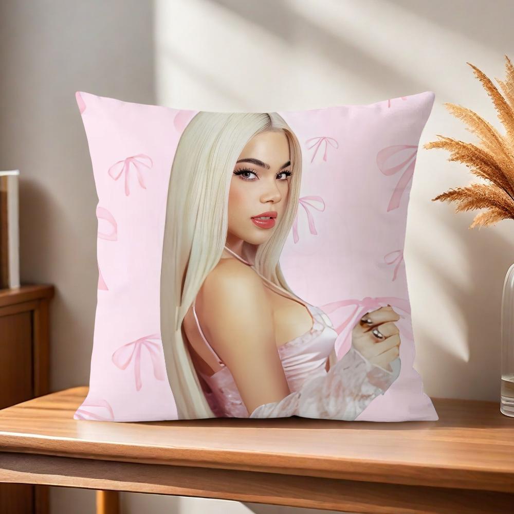 Comfortable Soft Pillow Os Case For K-Kenia Sofa Living Singer Room Pink Aura Home Office Decor And Protective Covers