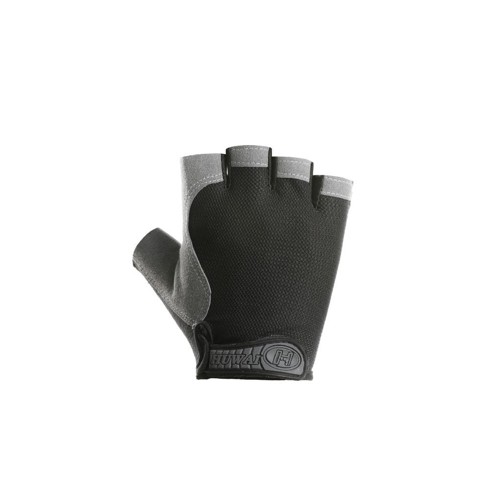 

Летние сетчатые велосипедные перчатки с полупальцами для занятий спортом на открытом воздухе, дышащие, нескользящие, с защитой от солнца, мужские и женские модели XL чёрный